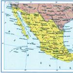 Карта Мексики на русском языке с городами и достопримечательностями